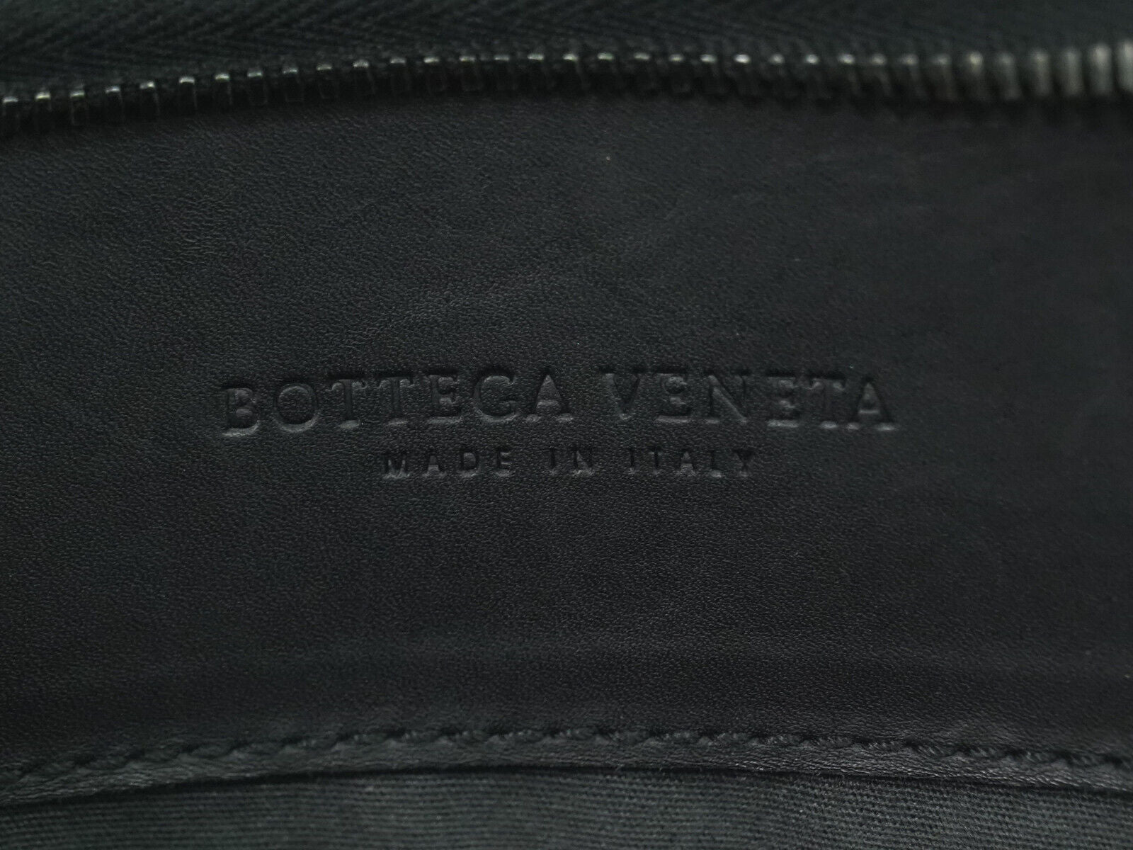 Bottega Veneta Intrecciato, Black, Leather, briefcase