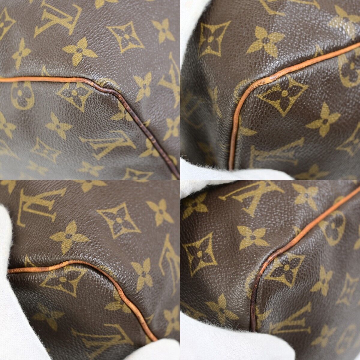 Louis Vuitton Speedy 30, Brown, Canvas, handbag