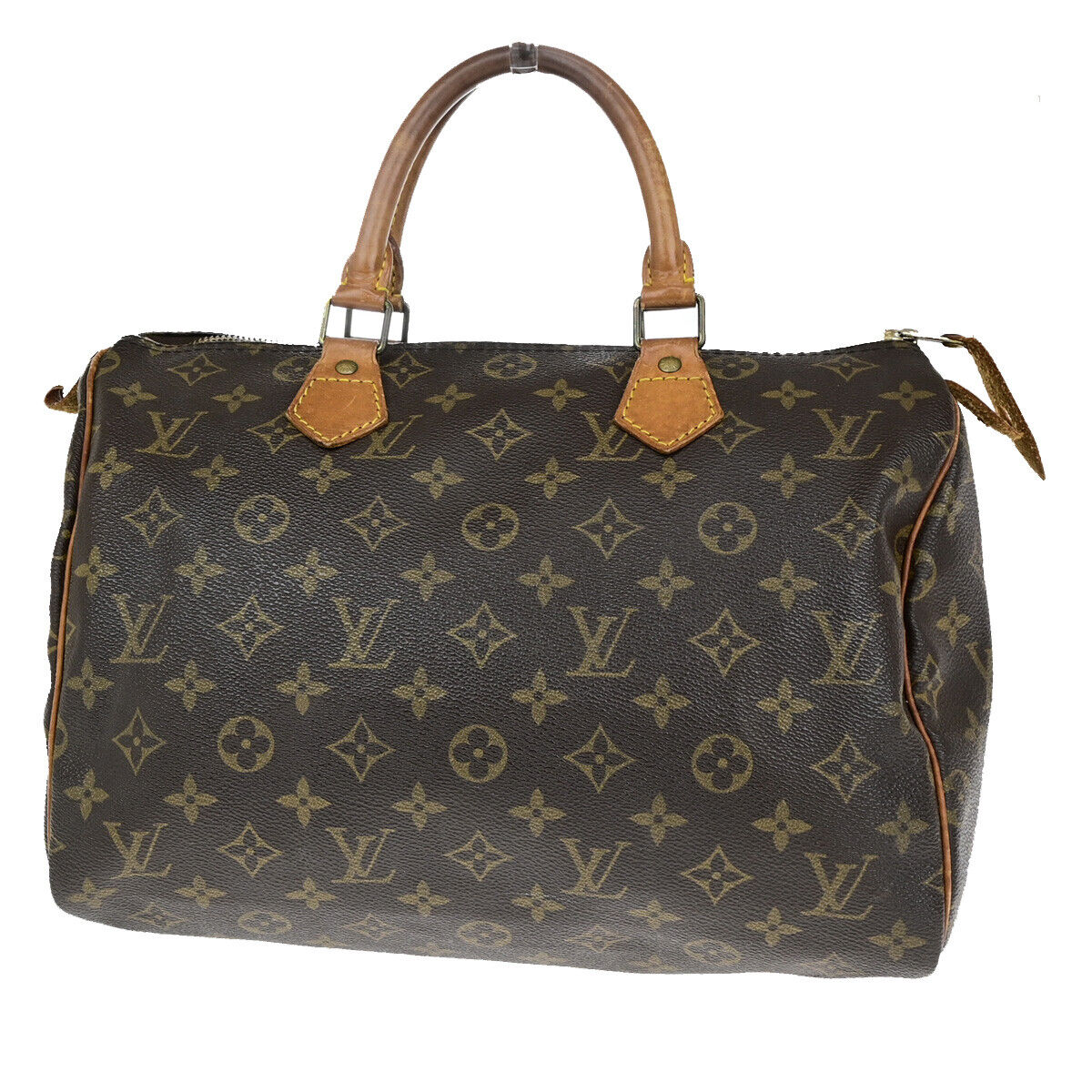 Louis Vuitton Speedy 30, Brown, Canvas, handbag