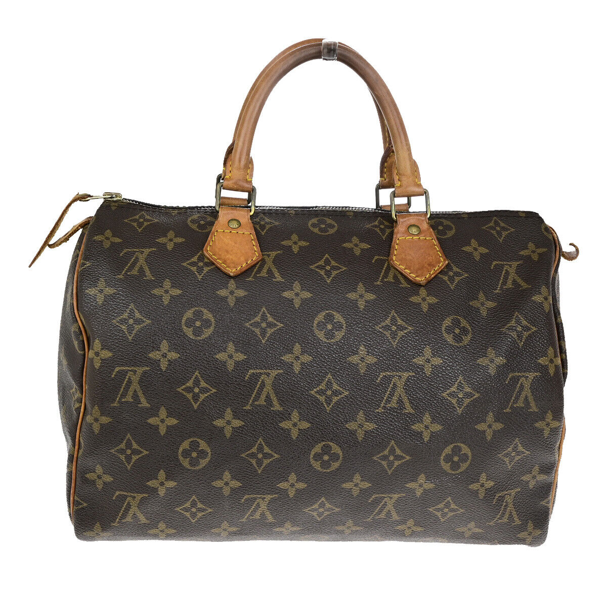 Louis Vuitton Speedy 30, Brown, Canvas, handbag