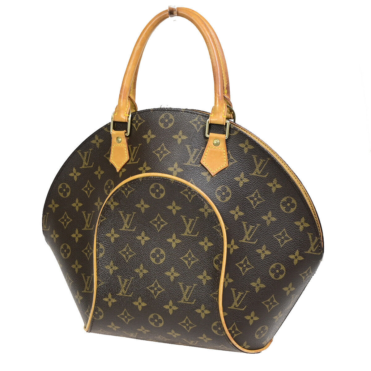 Louis Vuitton Ellipse, Brown, Canvas, handbag