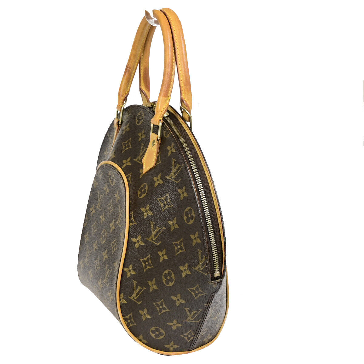 Louis Vuitton Ellipse, Brown, Canvas, handbag