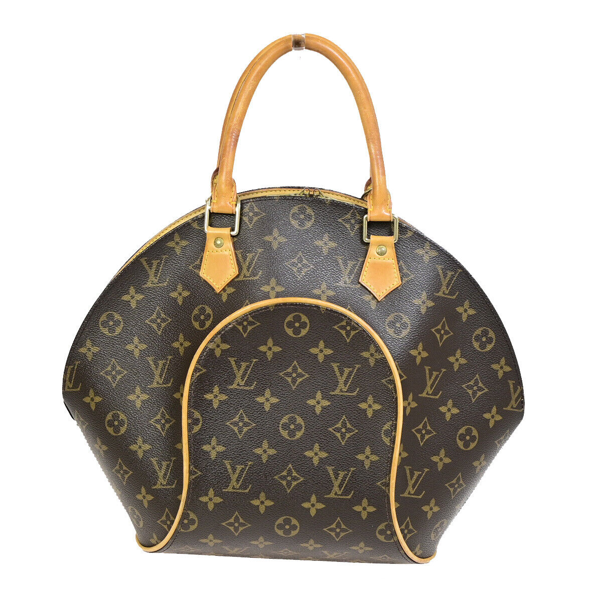 Louis Vuitton Ellipse, Brown, Canvas, handbag