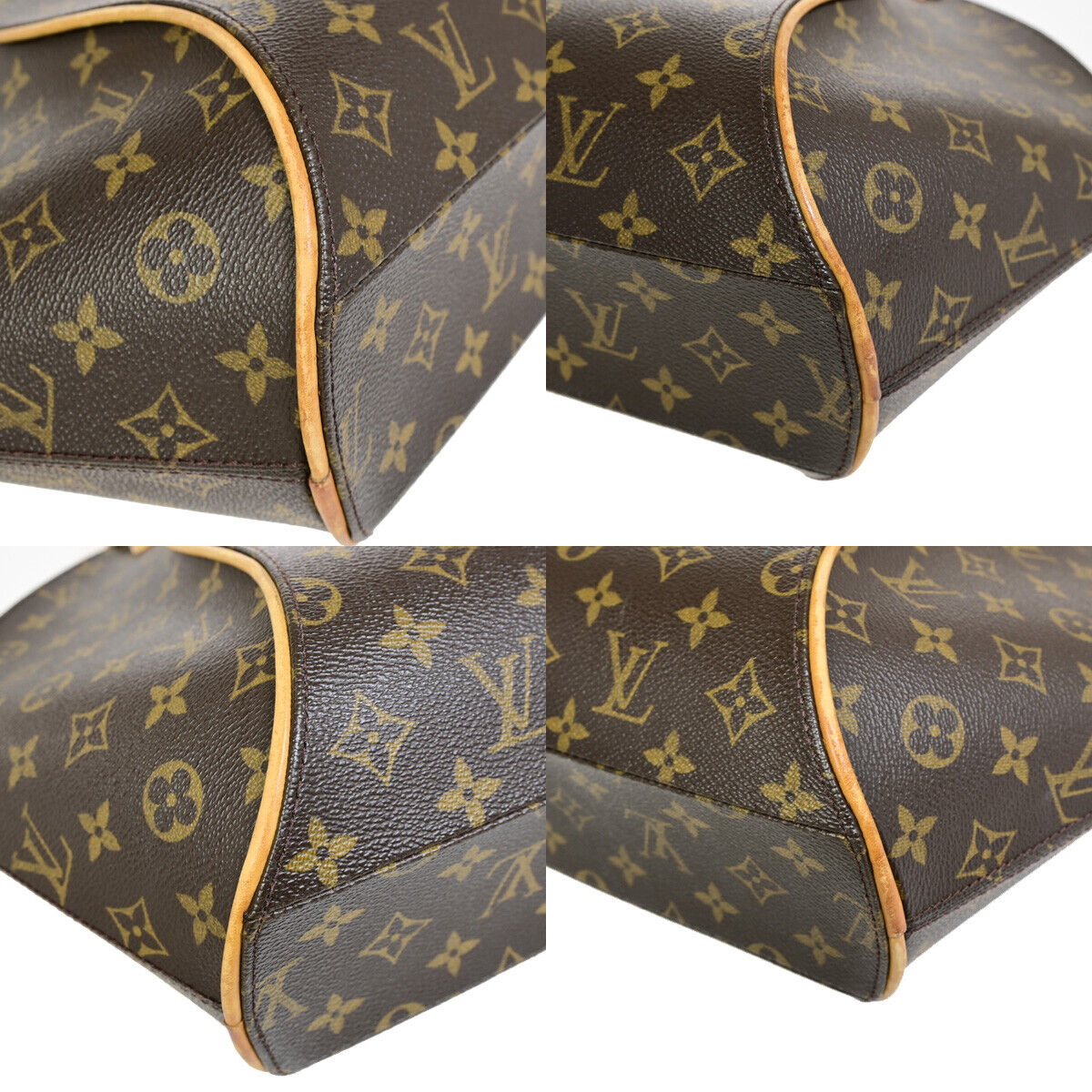 Louis Vuitton Ellipse, Brown, Canvas, handbag