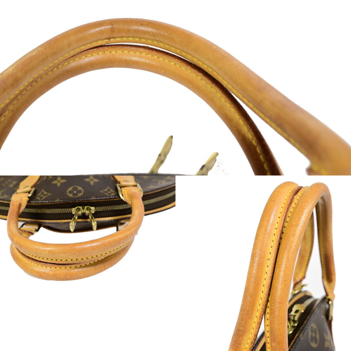 Louis Vuitton Ellipse, Brown, Canvas, handbag