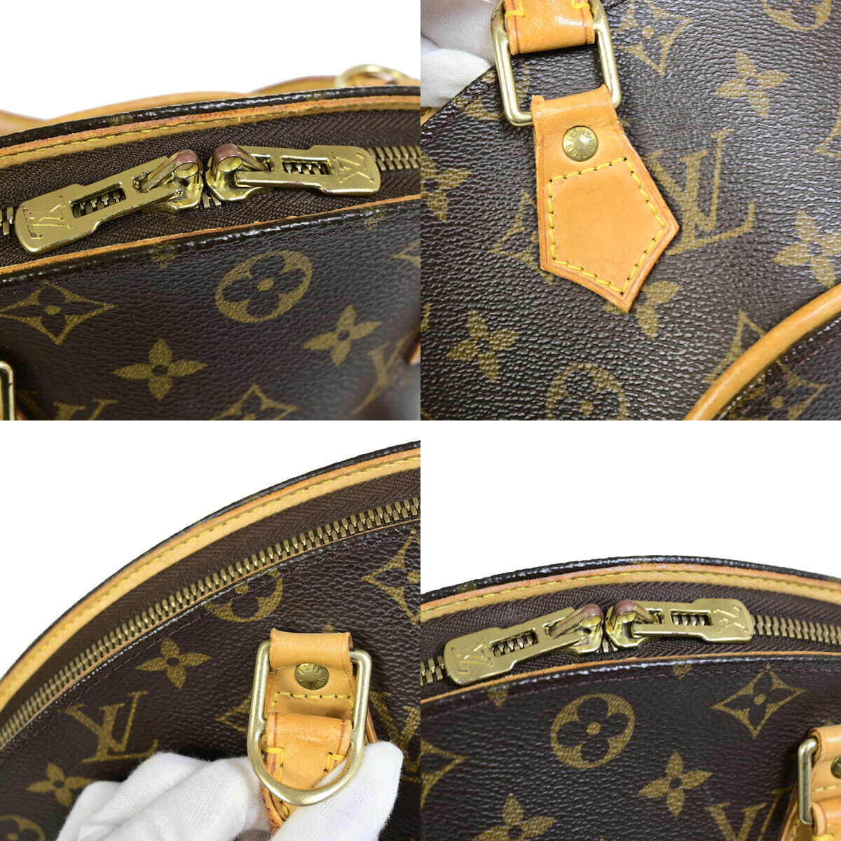 Louis Vuitton Ellipse, Brown, Canvas, handbag