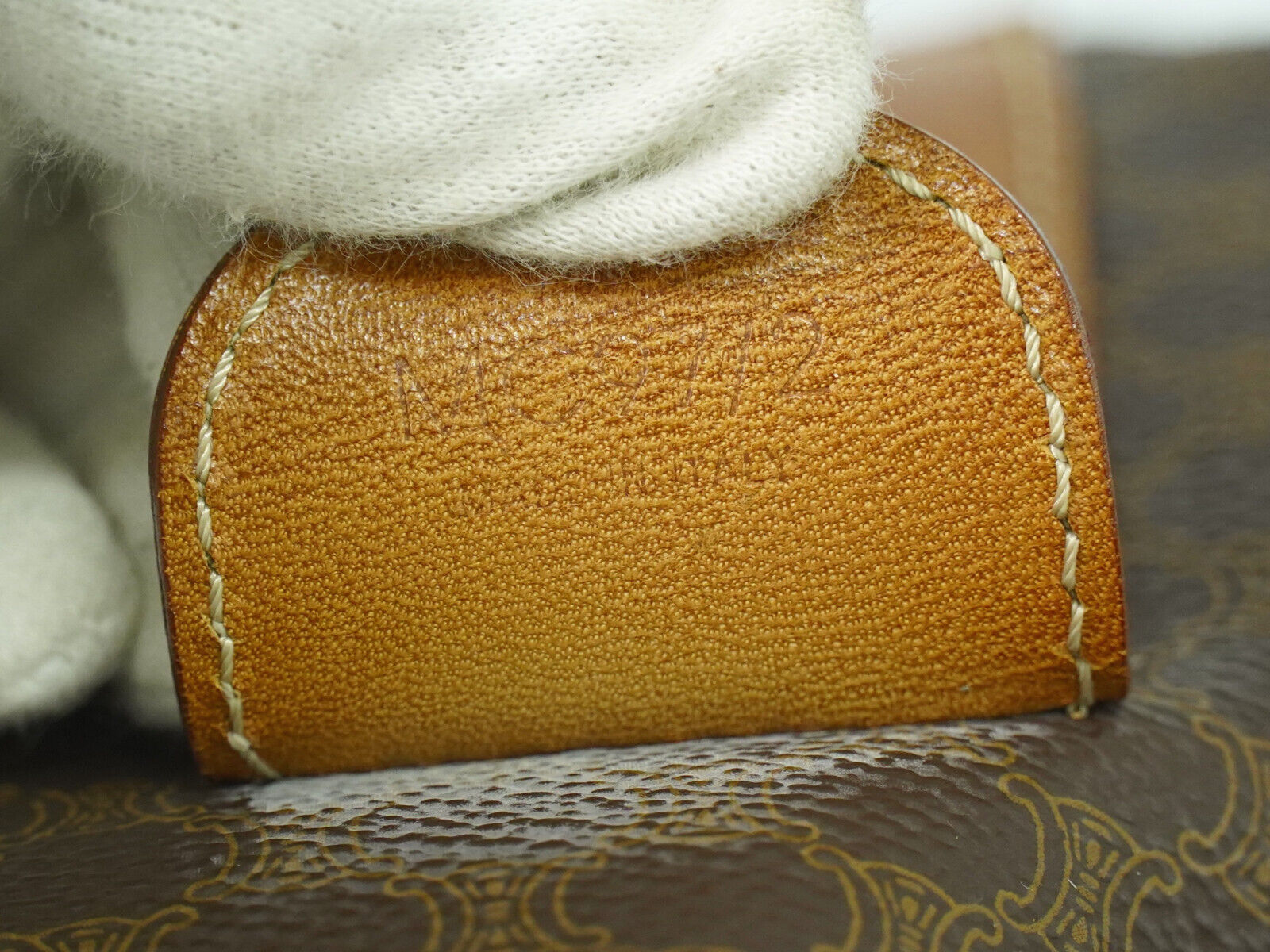 Céline Macadam, Brown, Canvas, handbag