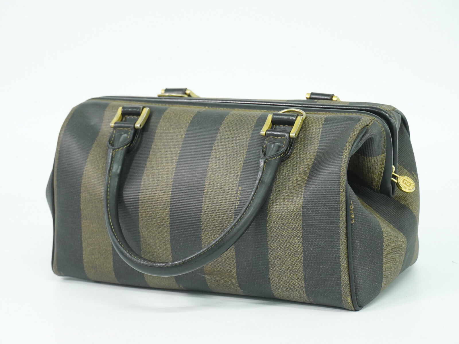 Fendi Zucca, Brown, Canvas, travel