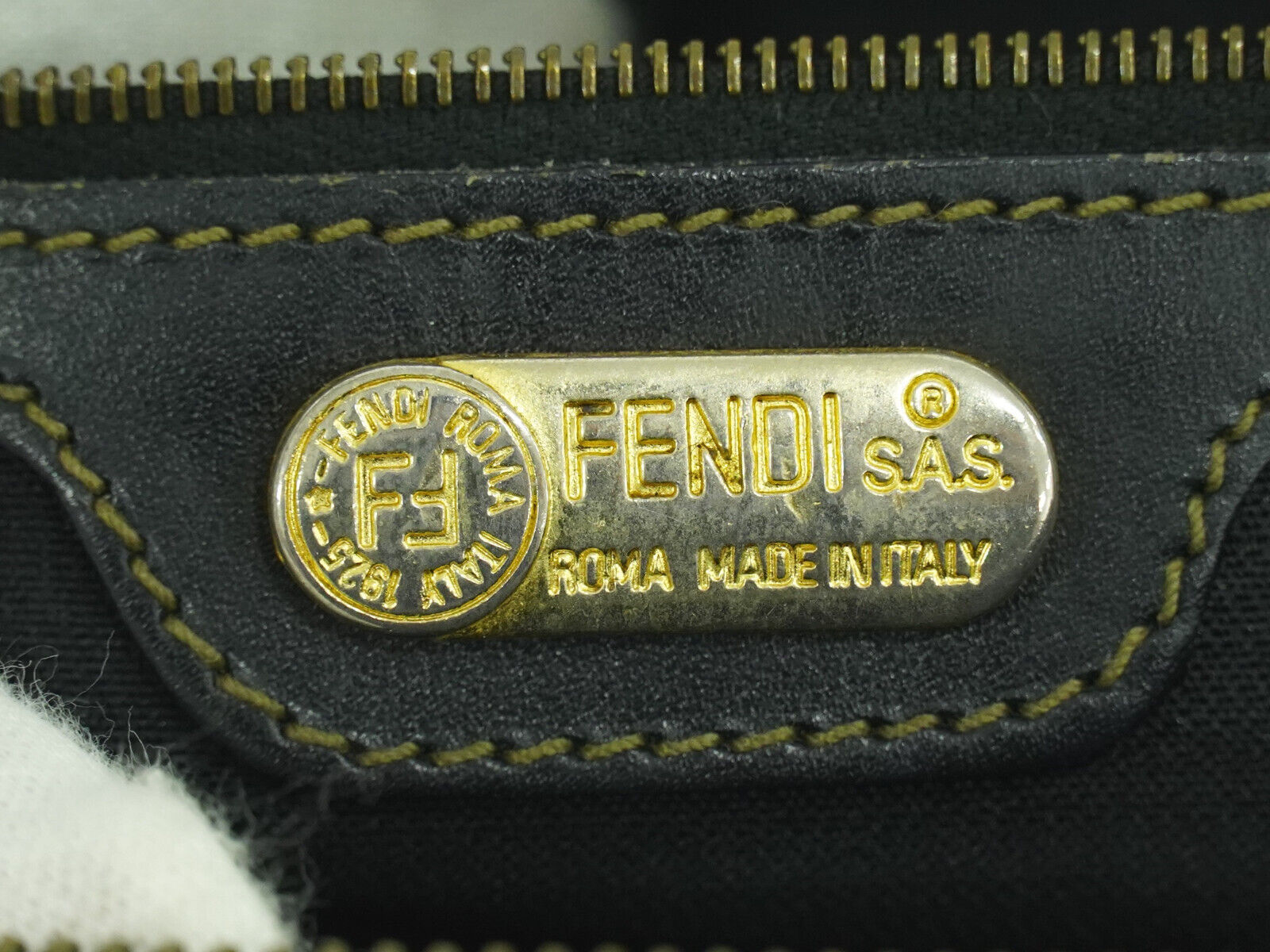 Fendi Zucca, Brown, Canvas, travel