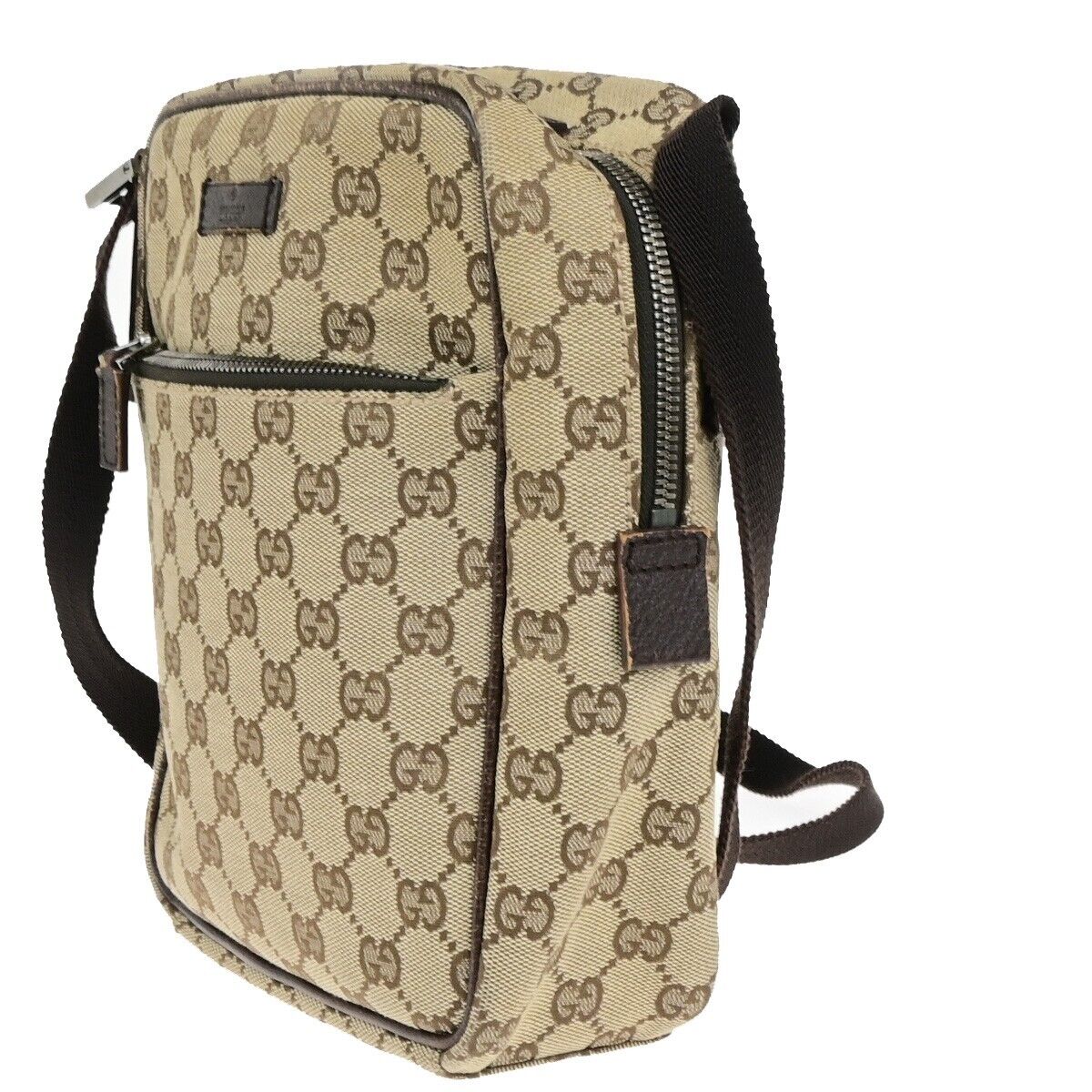 Gucci GG canvas, Beige, Canvas, shoulder