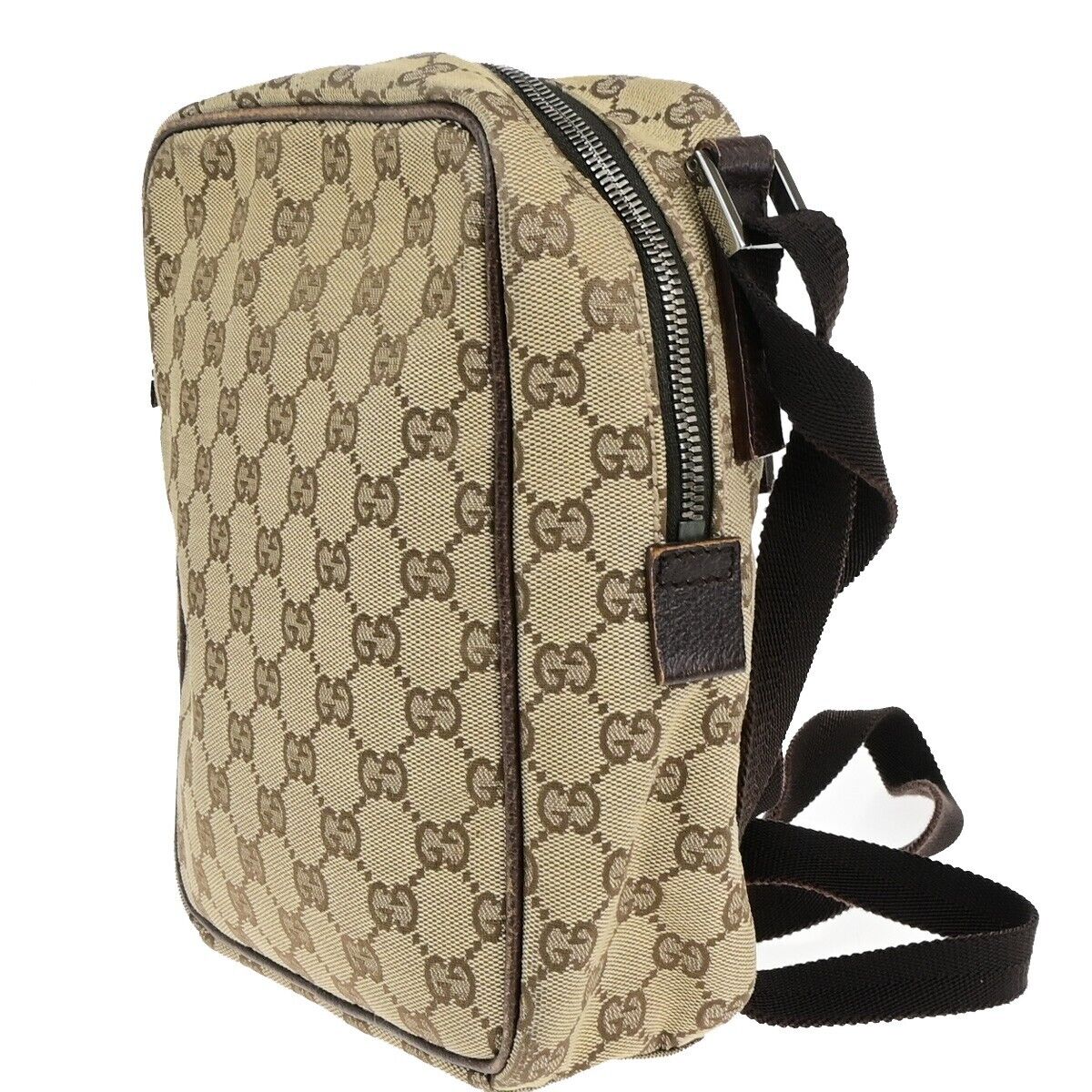 Gucci GG canvas, Beige, Canvas, shoulder