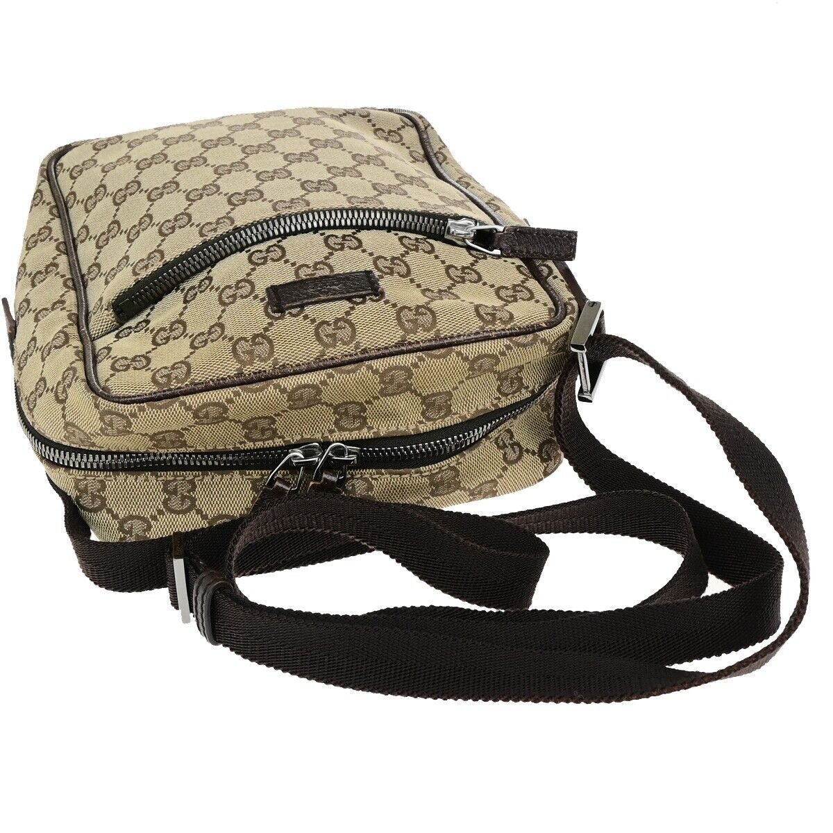 Gucci GG canvas, Beige, Canvas, shoulder