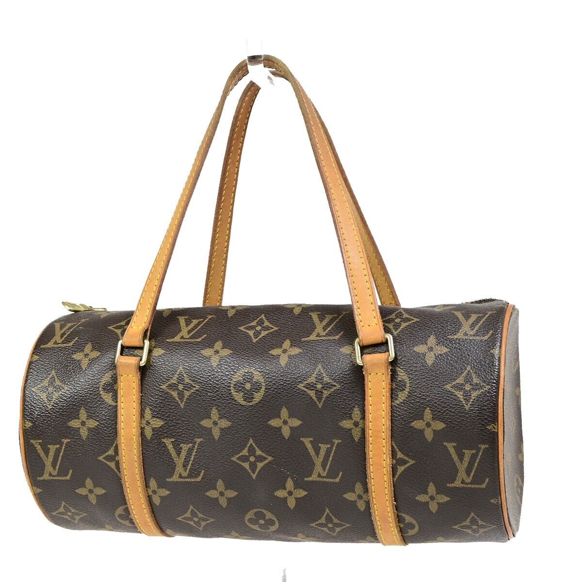 Louis Vuitton Papillon 26, Brown, Canvas, shoulder