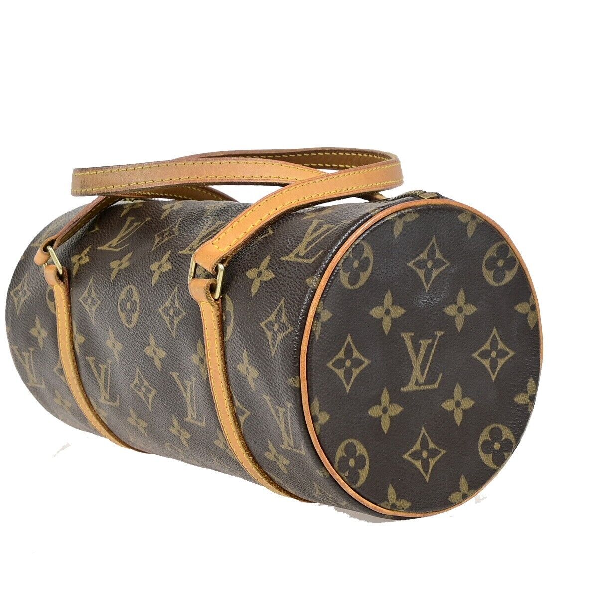 Louis Vuitton Papillon 26, Brown, Canvas, shoulder