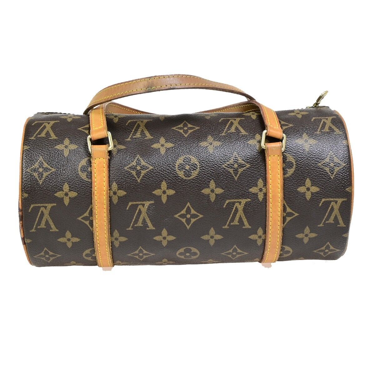 Louis Vuitton Papillon 26, Brown, Canvas, shoulder