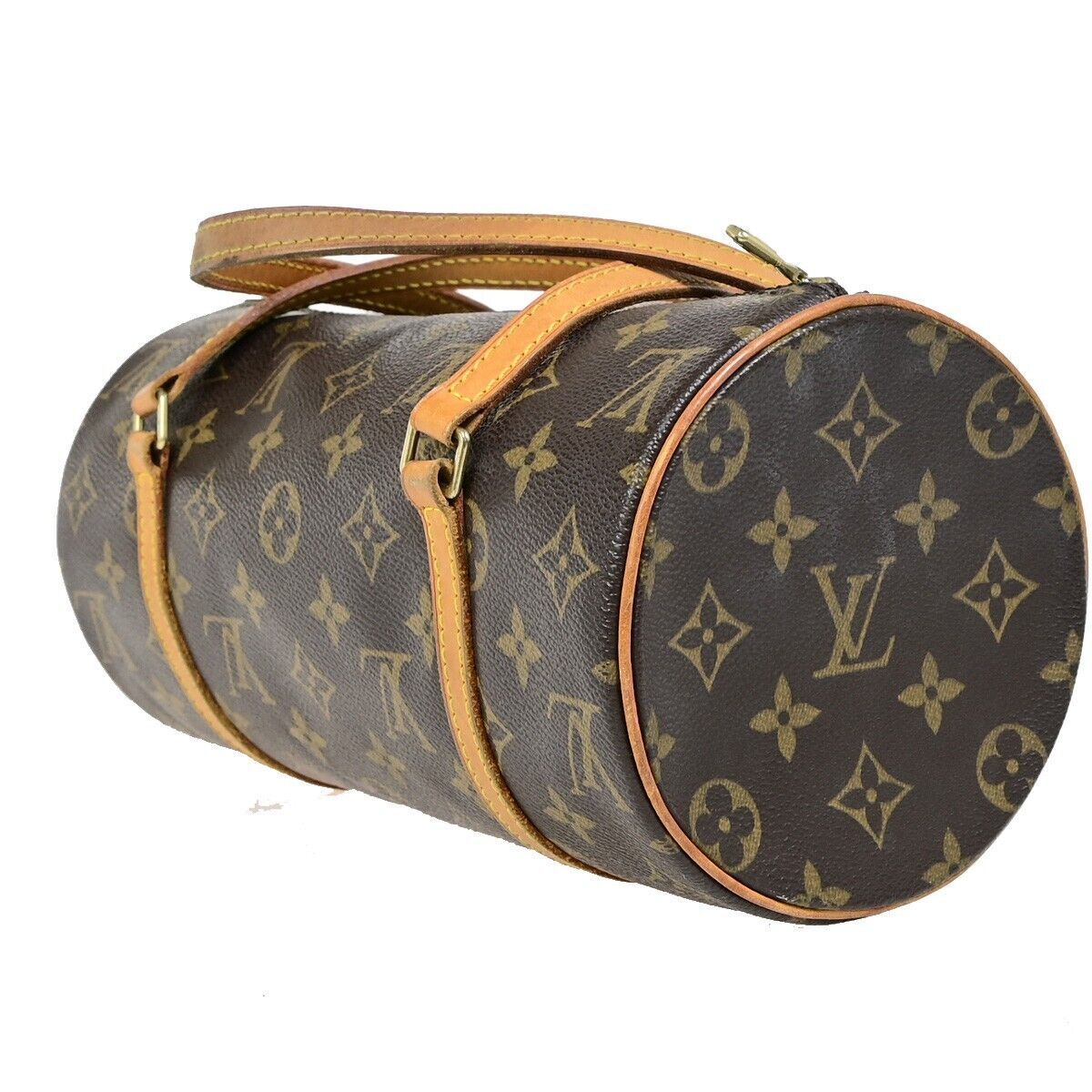 Louis Vuitton Papillon 26, Brown, Canvas, shoulder