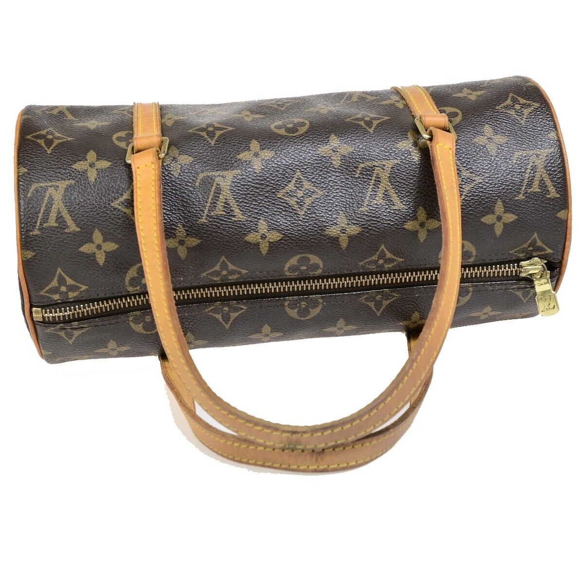 Louis Vuitton Papillon 26, Brown, Canvas, shoulder