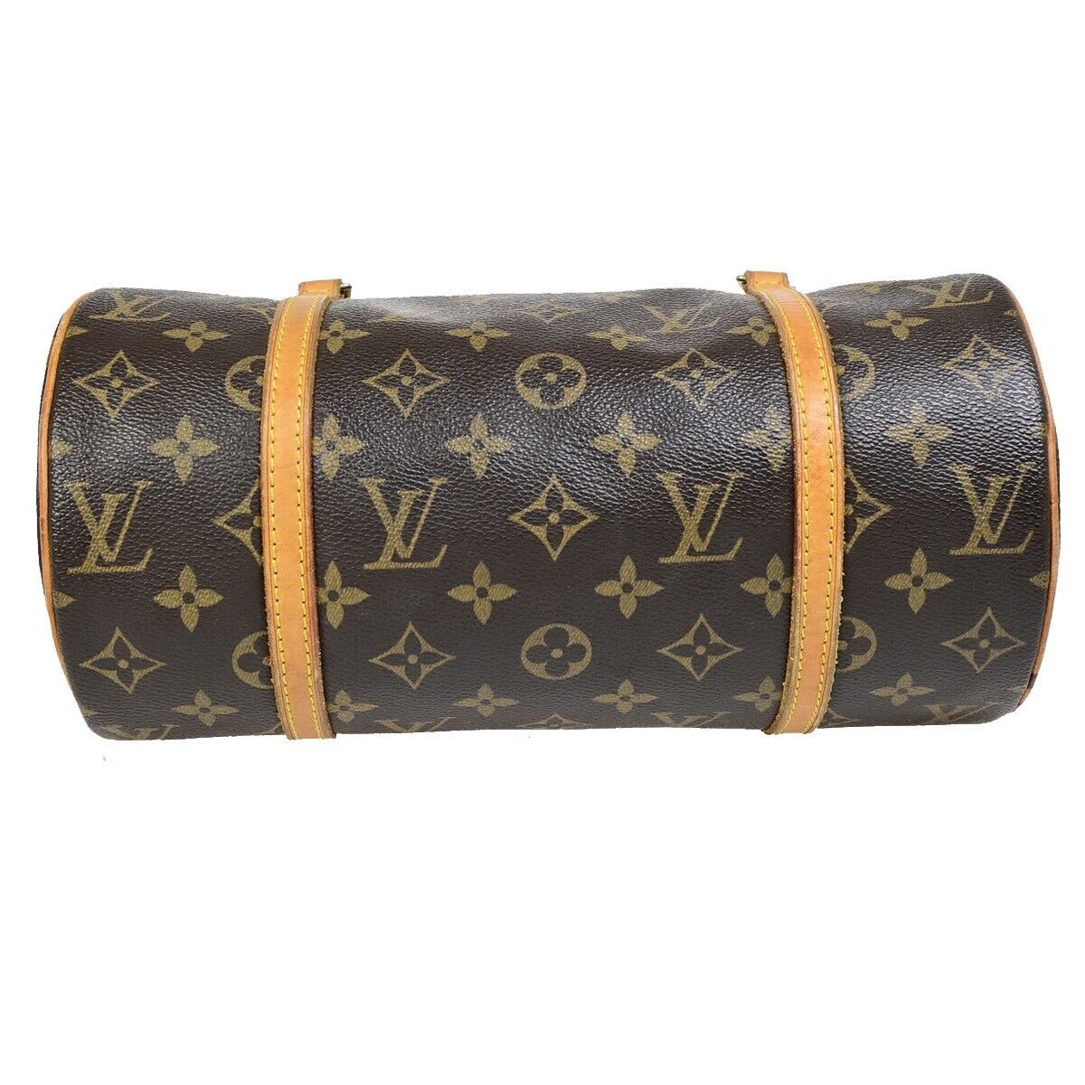 Louis Vuitton Papillon 26, Brown, Canvas, shoulder