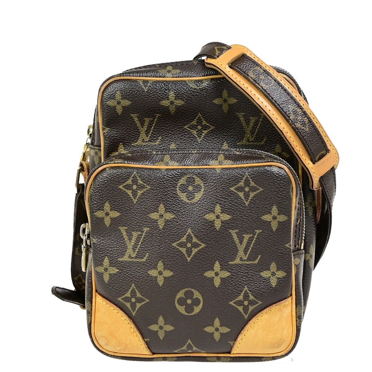 Louis Vuitton Amazon, Brown, Canvas, clutch