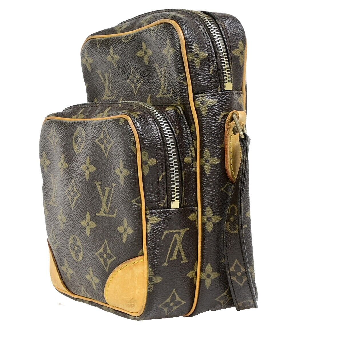 Louis Vuitton Amazon, Brown, Canvas, clutch