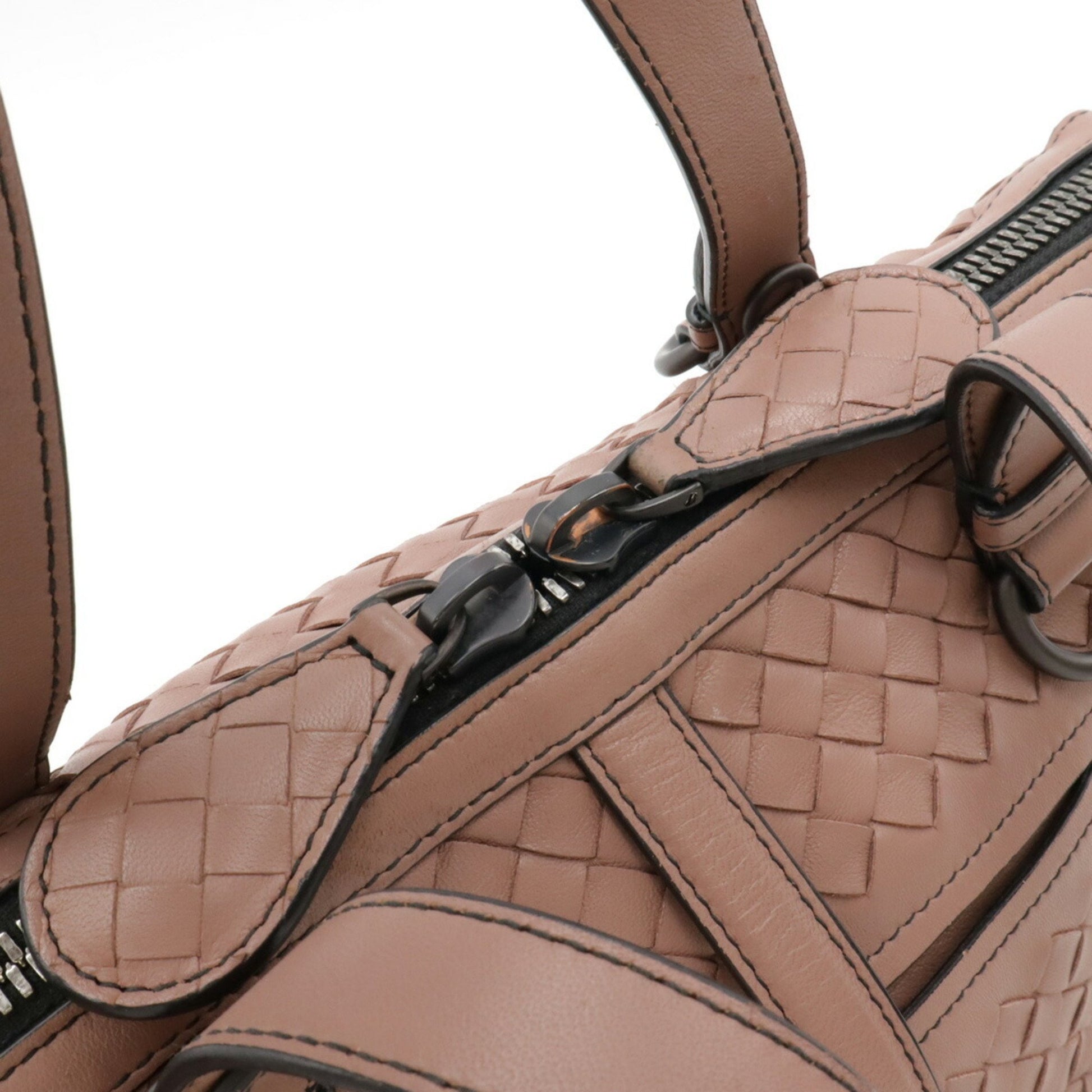 Bottega Veneta Intrecciato, Brown, Leather, shoulder