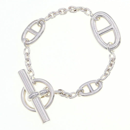 Hermès Chaine d'ancre, Silver, Silver, bracelet