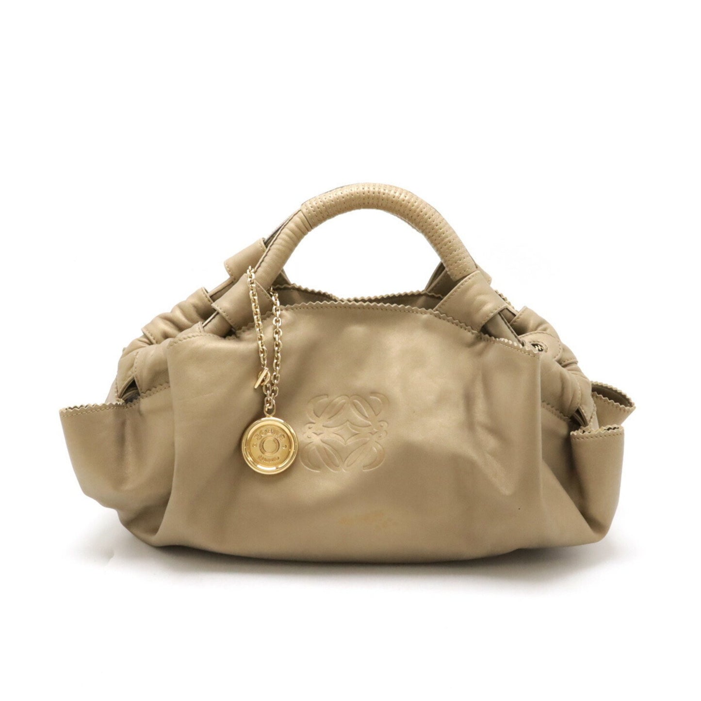 Loewe Nappa, Beige, Leather, handbag