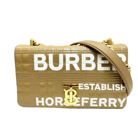 Burberry Roller, Beige, Leather, shoulder