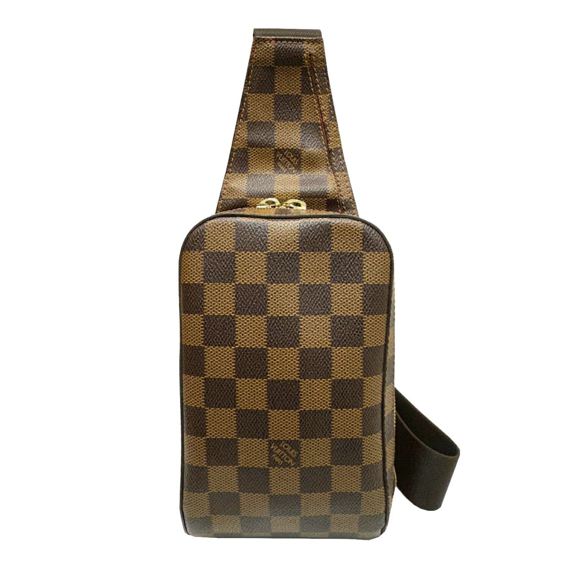 Louis Vuitton Geronimos, Brown, Canvas, shoulder