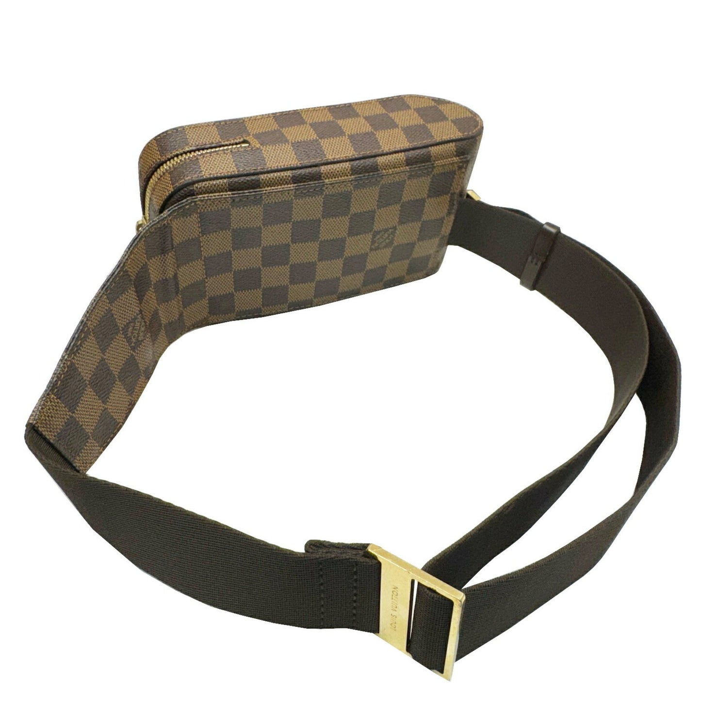 Louis Vuitton Geronimos, Brown, Canvas, shoulder