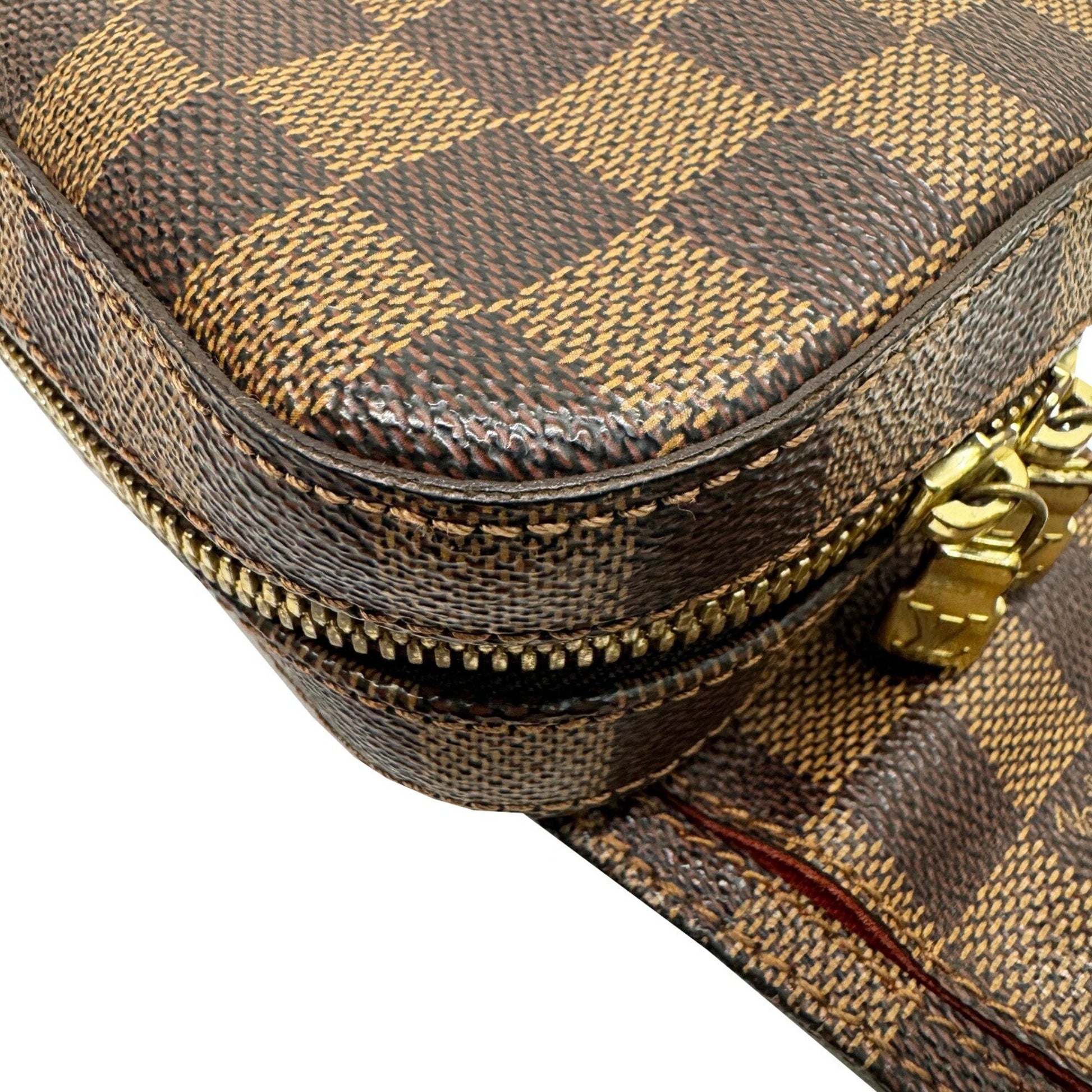 Louis Vuitton Geronimos, Brown, Canvas, shoulder