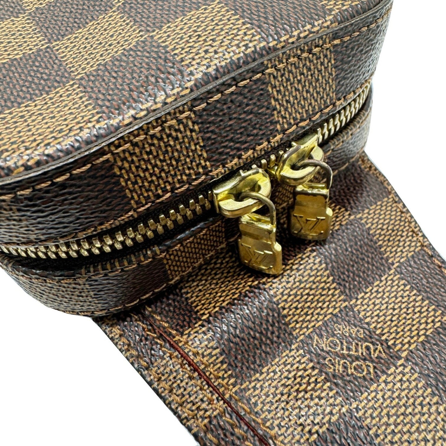 Louis Vuitton Geronimos, Brown, Canvas, shoulder