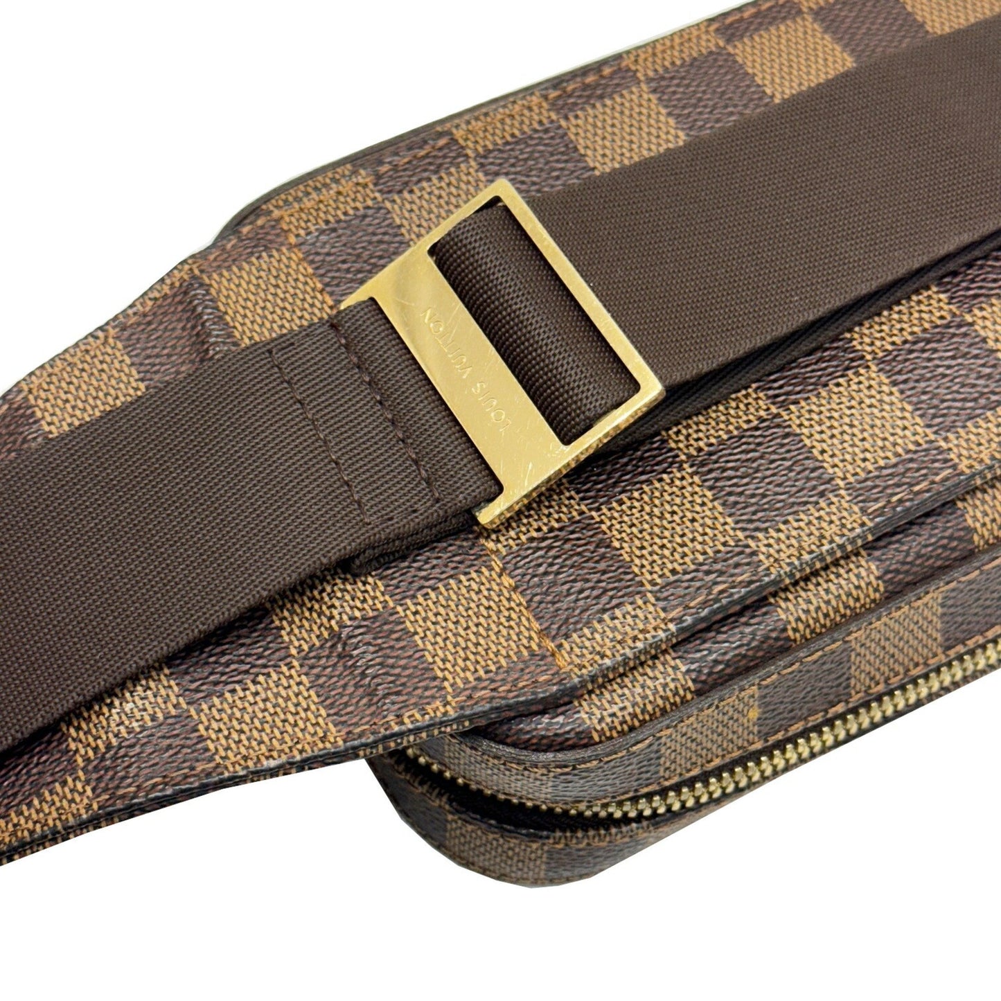 Louis Vuitton Geronimos, Brown, Canvas, shoulder