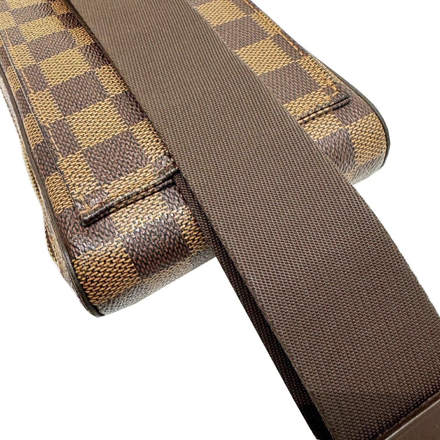 Louis Vuitton Geronimos, Brown, Canvas, shoulder