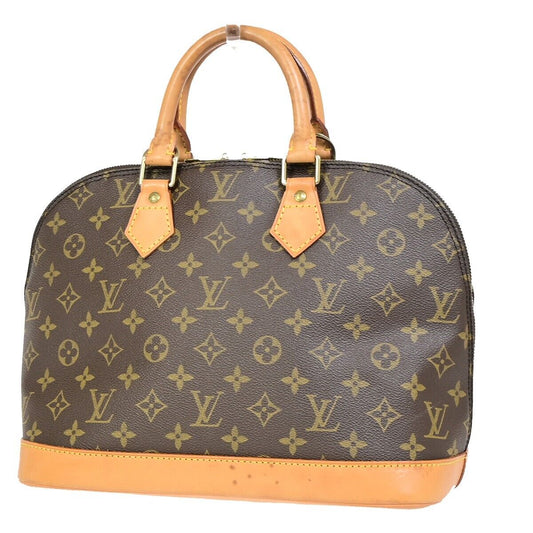 Louis Vuitton Alma, Brown, Canvas, handbag