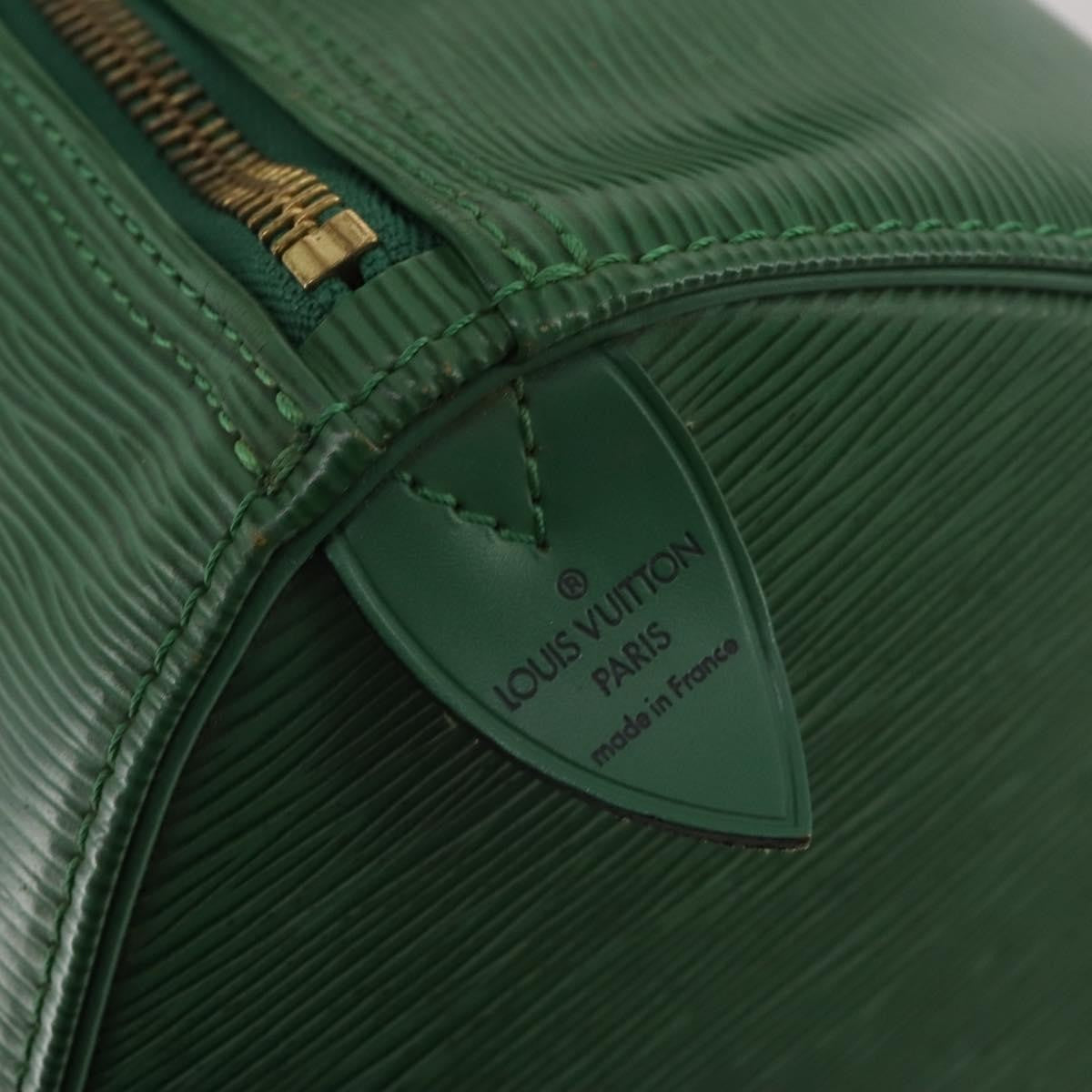 Louis Vuitton Keepall Bag Epi Leather, Green, Leather, Travel Bag