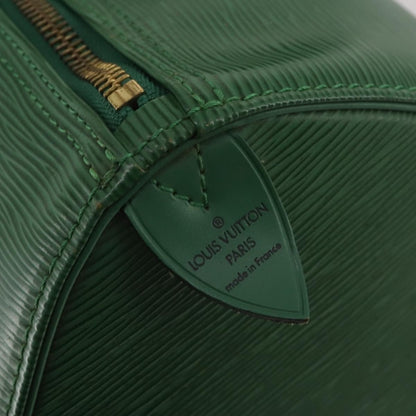 Louis Vuitton Keepall Bag Epi Leather, Green, Leather, Travel Bag