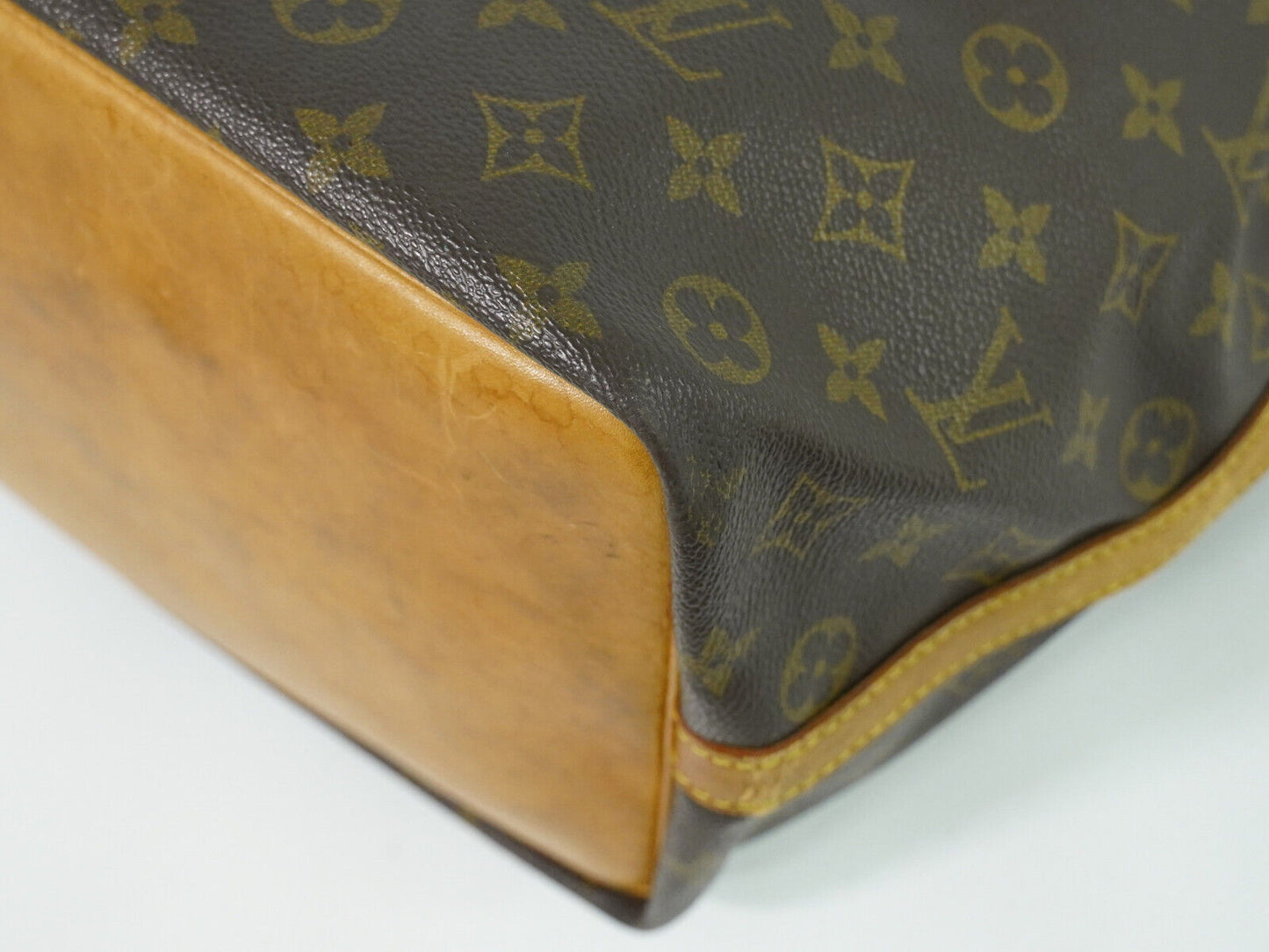 Louis Vuitton Petit Noé, Brown, Canvas, handbag