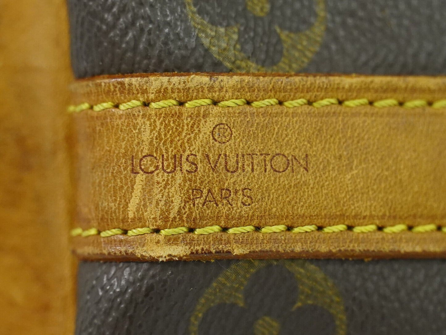 Louis Vuitton Petit Noé, Brown, Canvas, handbag