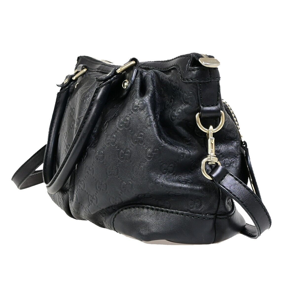 Gucci Sukey, Black, Leather, handbag