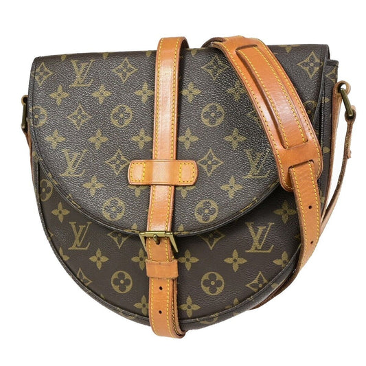 Louis Vuitton Chantilly, Brown, Canvas, shoulder