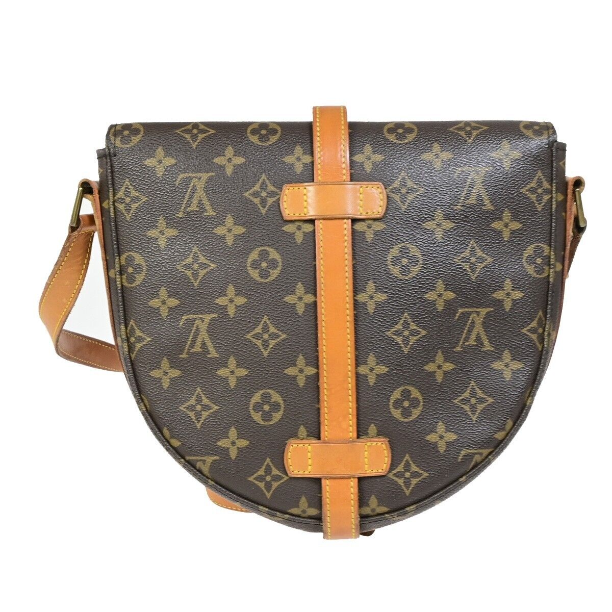 Louis Vuitton Chantilly, Brown, Canvas, shoulder