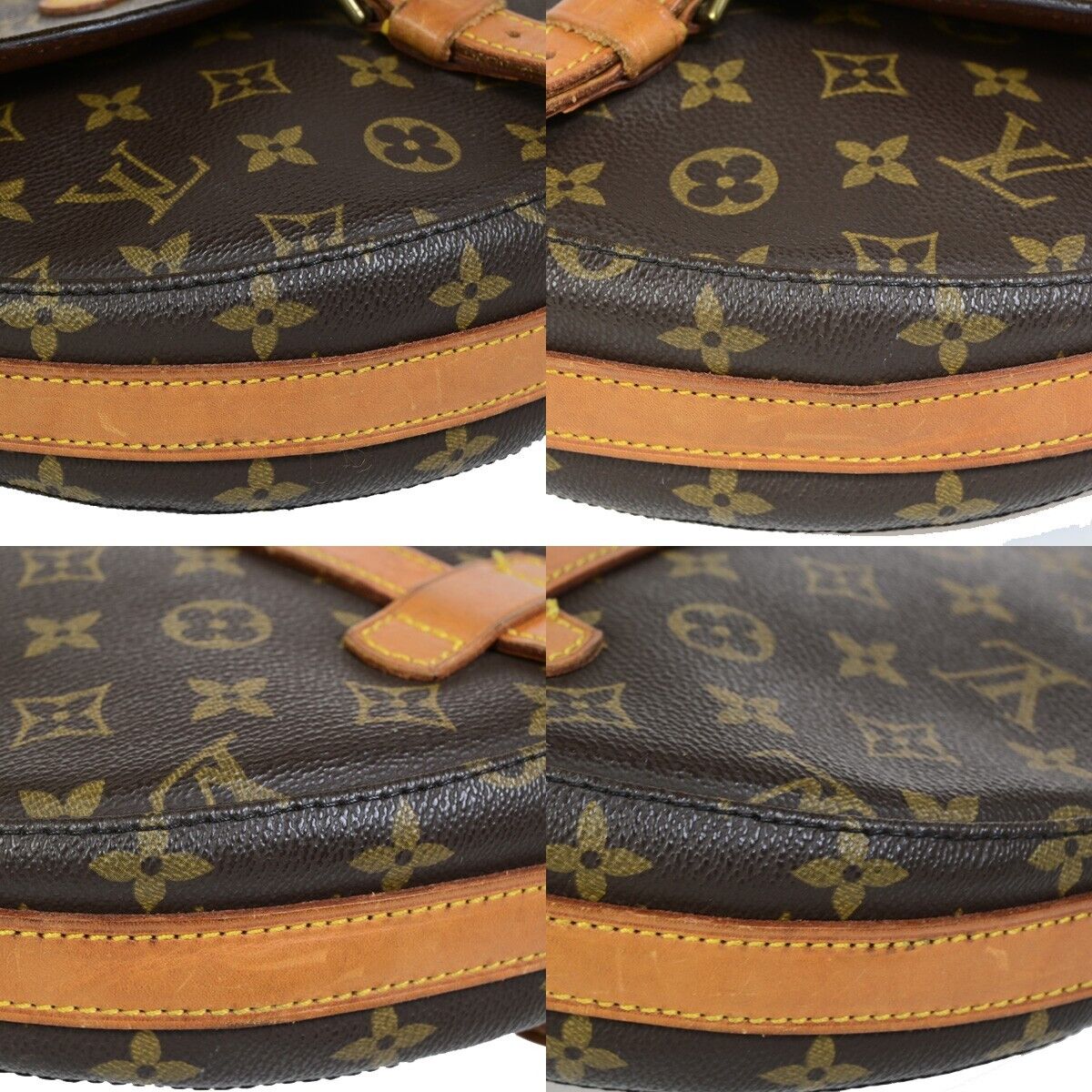 Louis Vuitton Chantilly, Brown, Canvas, shoulder