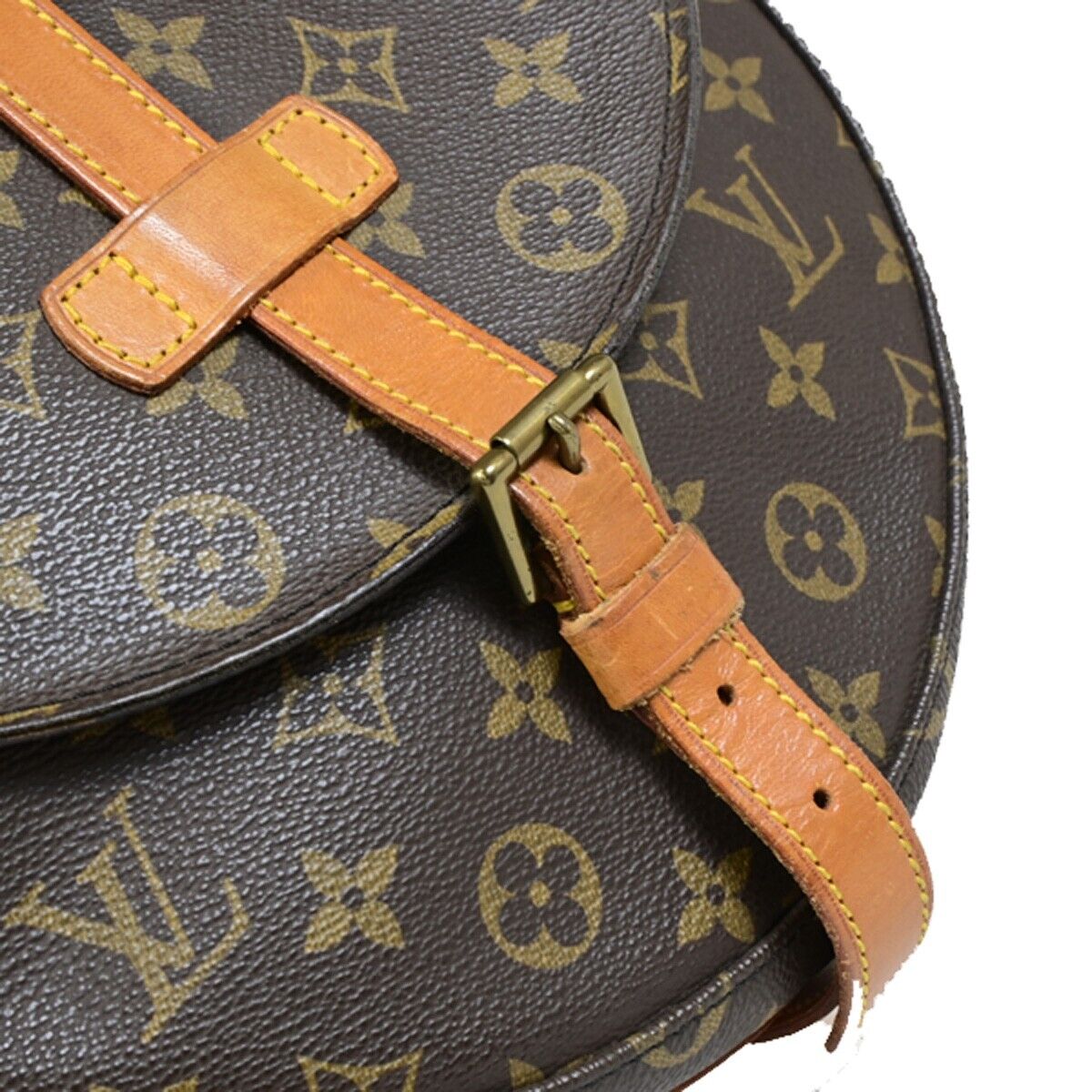 Louis Vuitton Chantilly, Brown, Canvas, shoulder