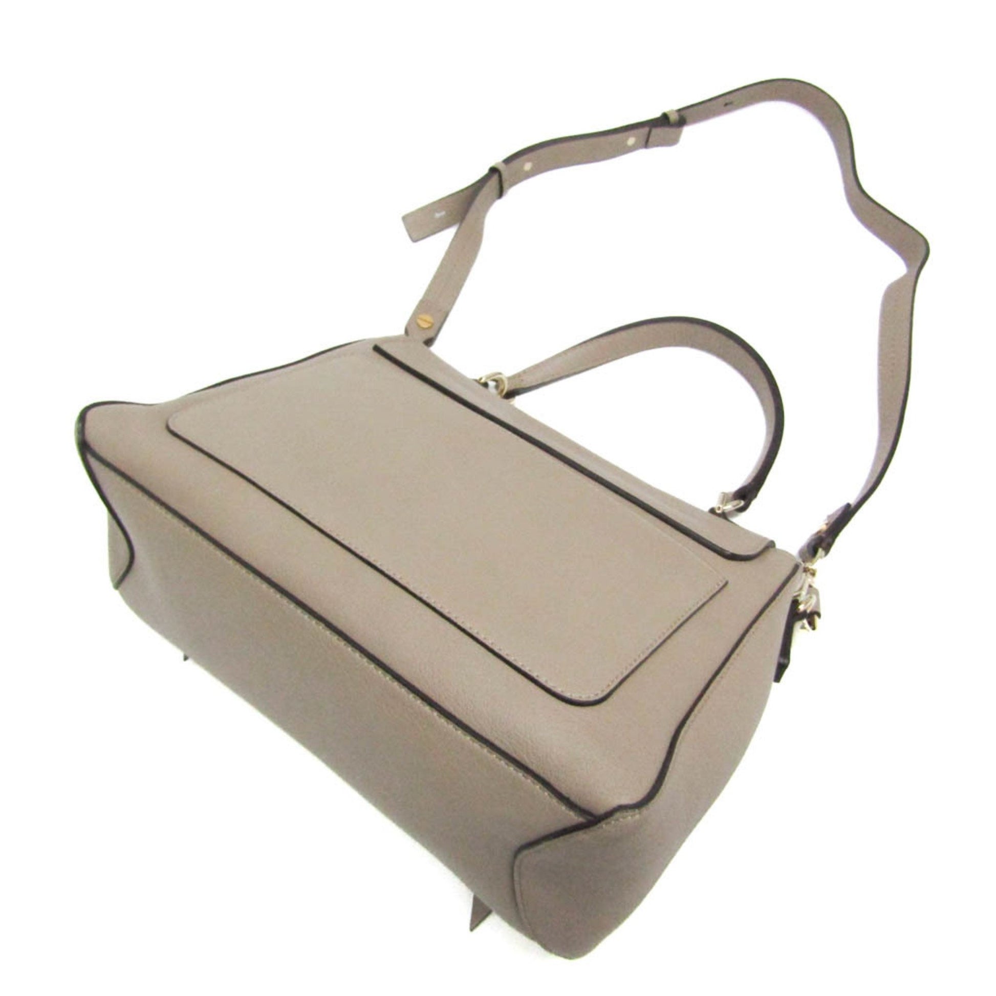 Chloé Faye Day, Beige, Leather, handbag