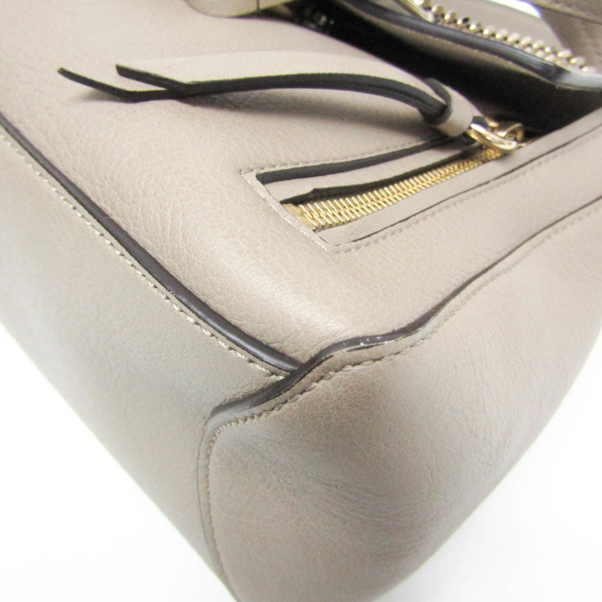 Chloé Faye Day, Beige, Leather, handbag