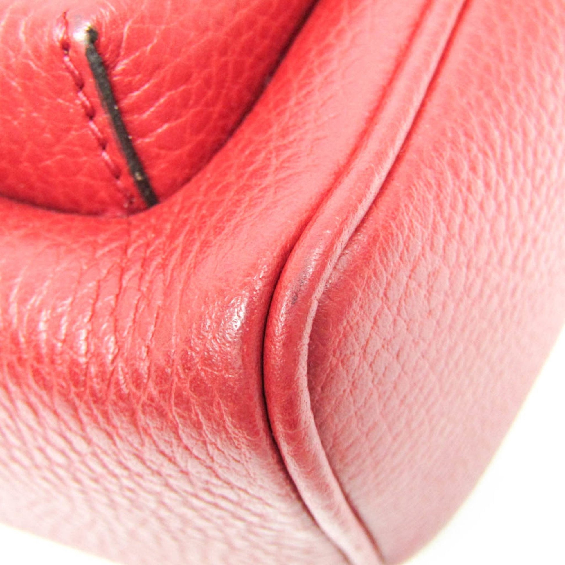 Gucci Soho, Red, Leather, backpack
