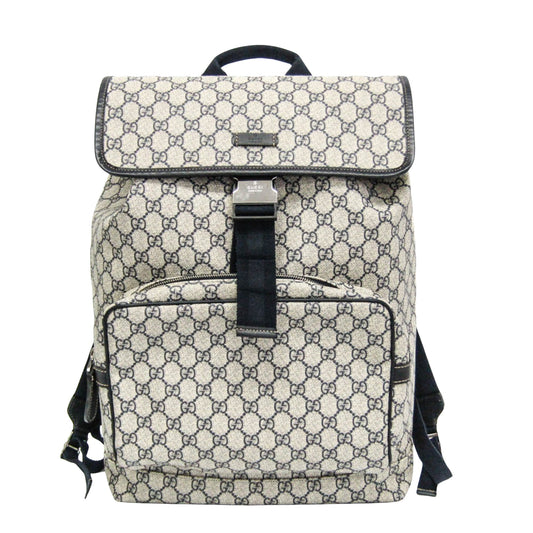Gucci GG Supreme, Beige, Canvas, backpack