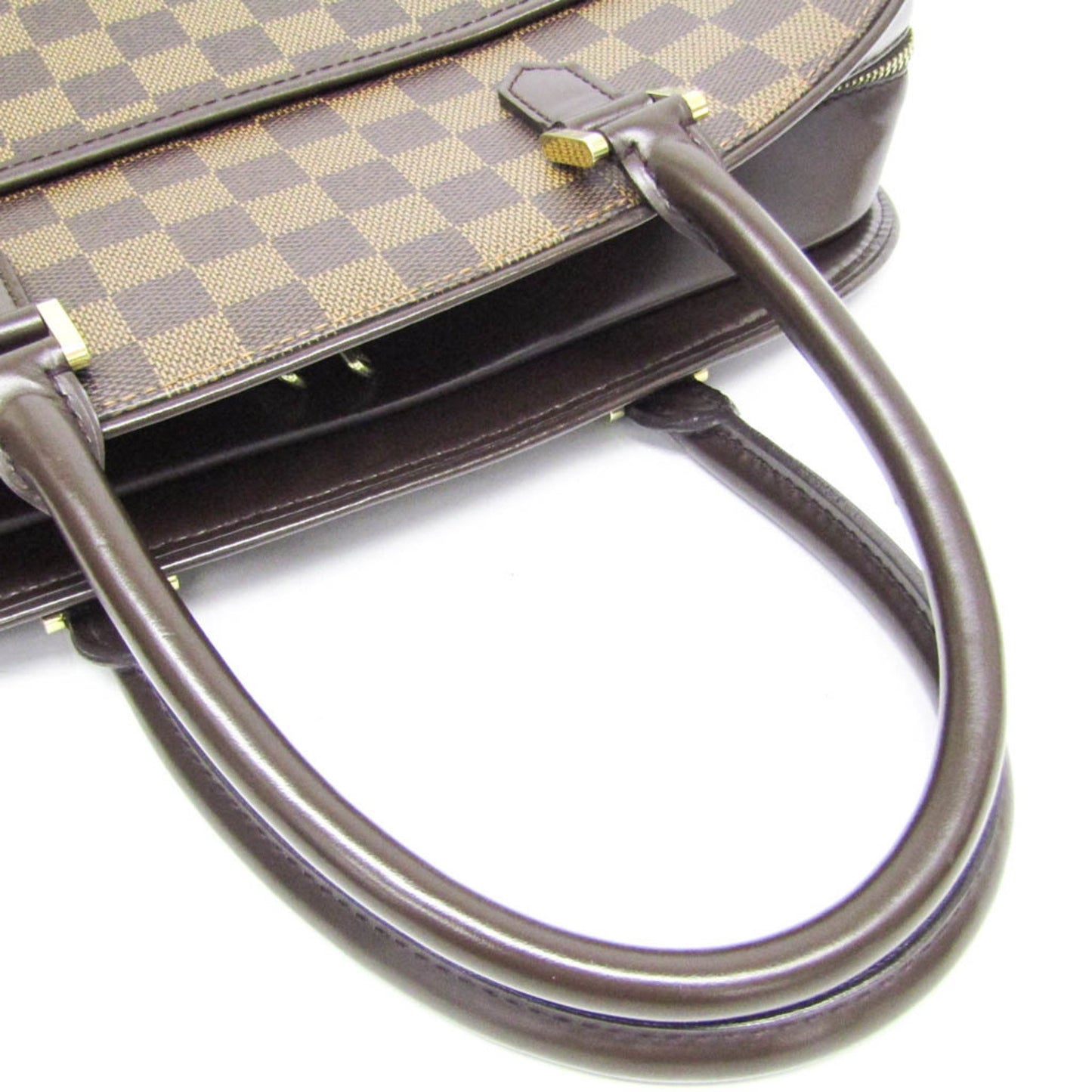 Louis Vuitton Sarria, Brown, Canvas, handbag