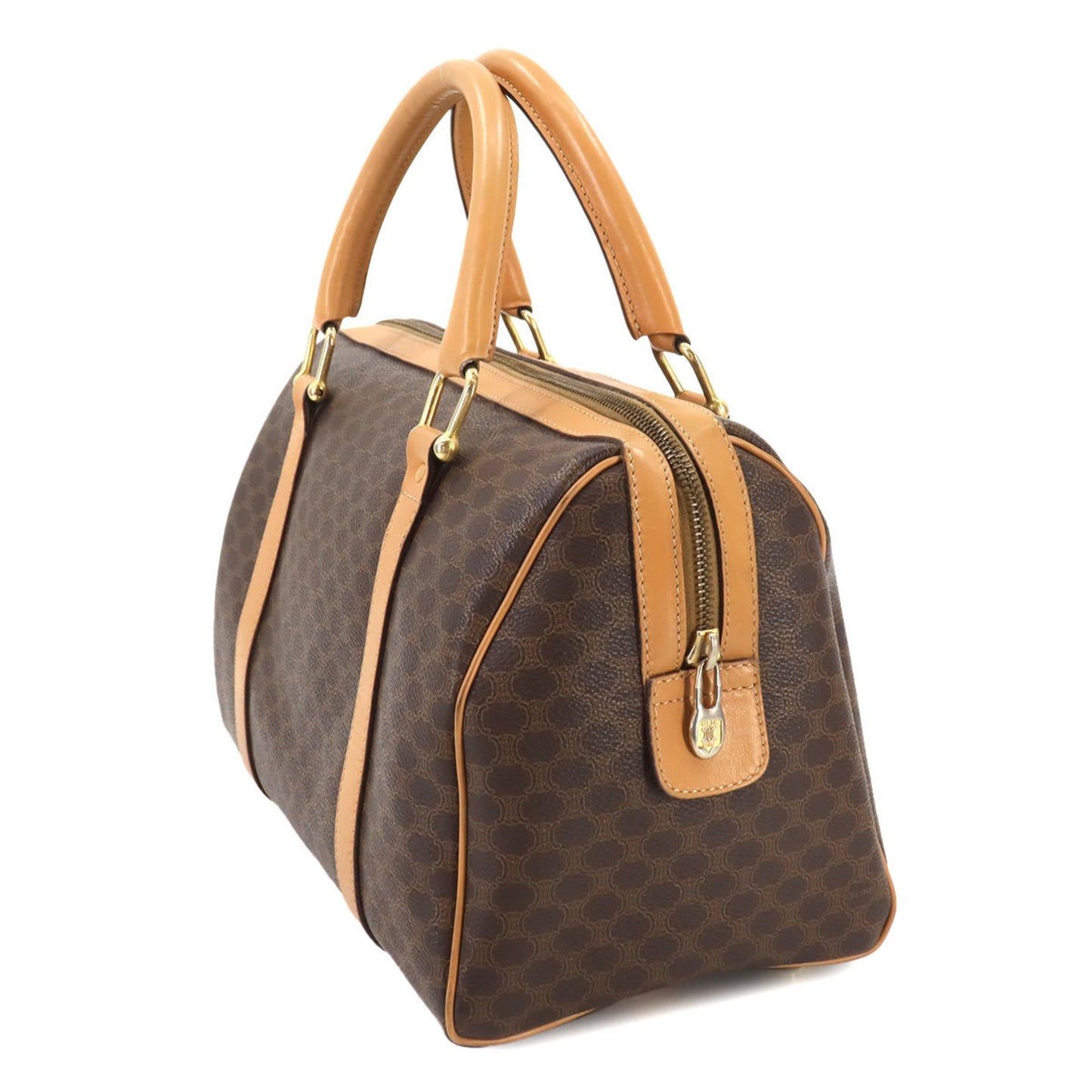 Céline Macadam, Brown, Canvas, handbag